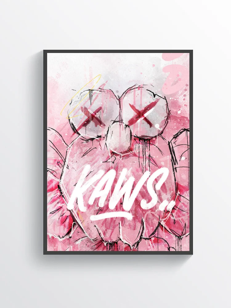 Plakat Kaws PINK 3