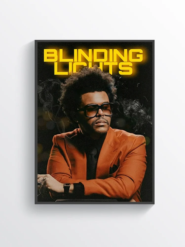 Plakat TheWeeknd Blinding Lights